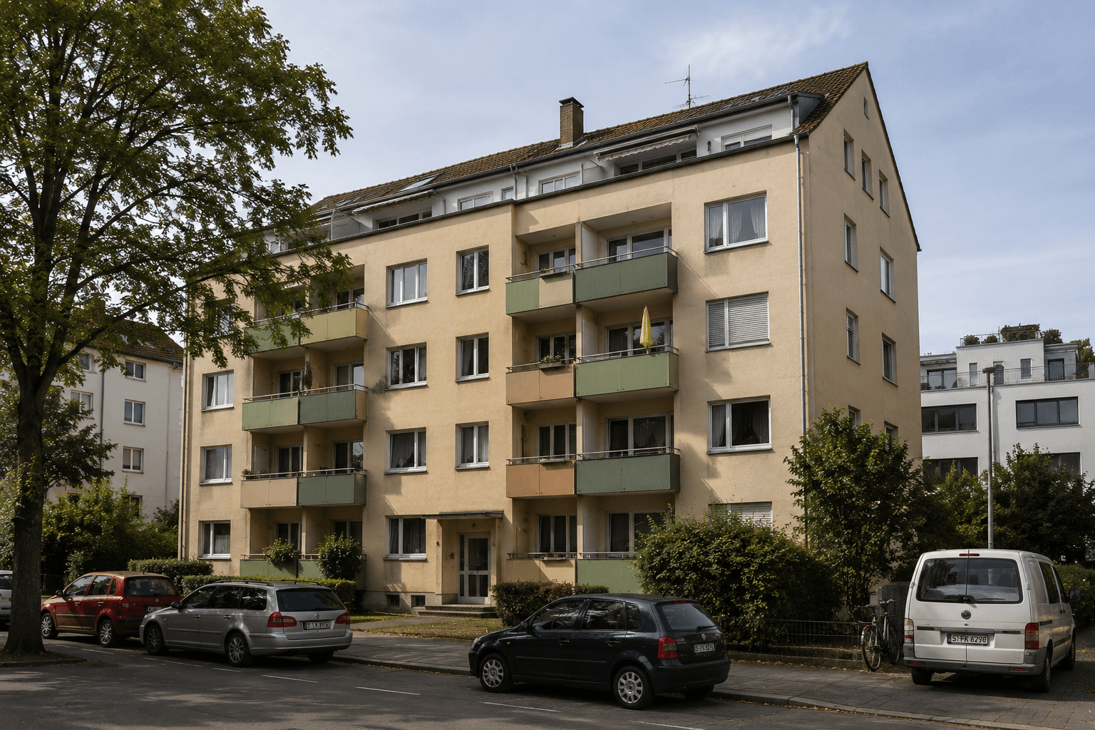 Modernes Eckgebäude als Kapitalanlage in Stuttgart-West